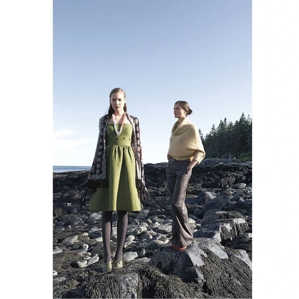 Anthropologie Guinevere Merino Wool Cardigan Sweater Bohemian Gypsy Fringe Small - Picture 5 of 16